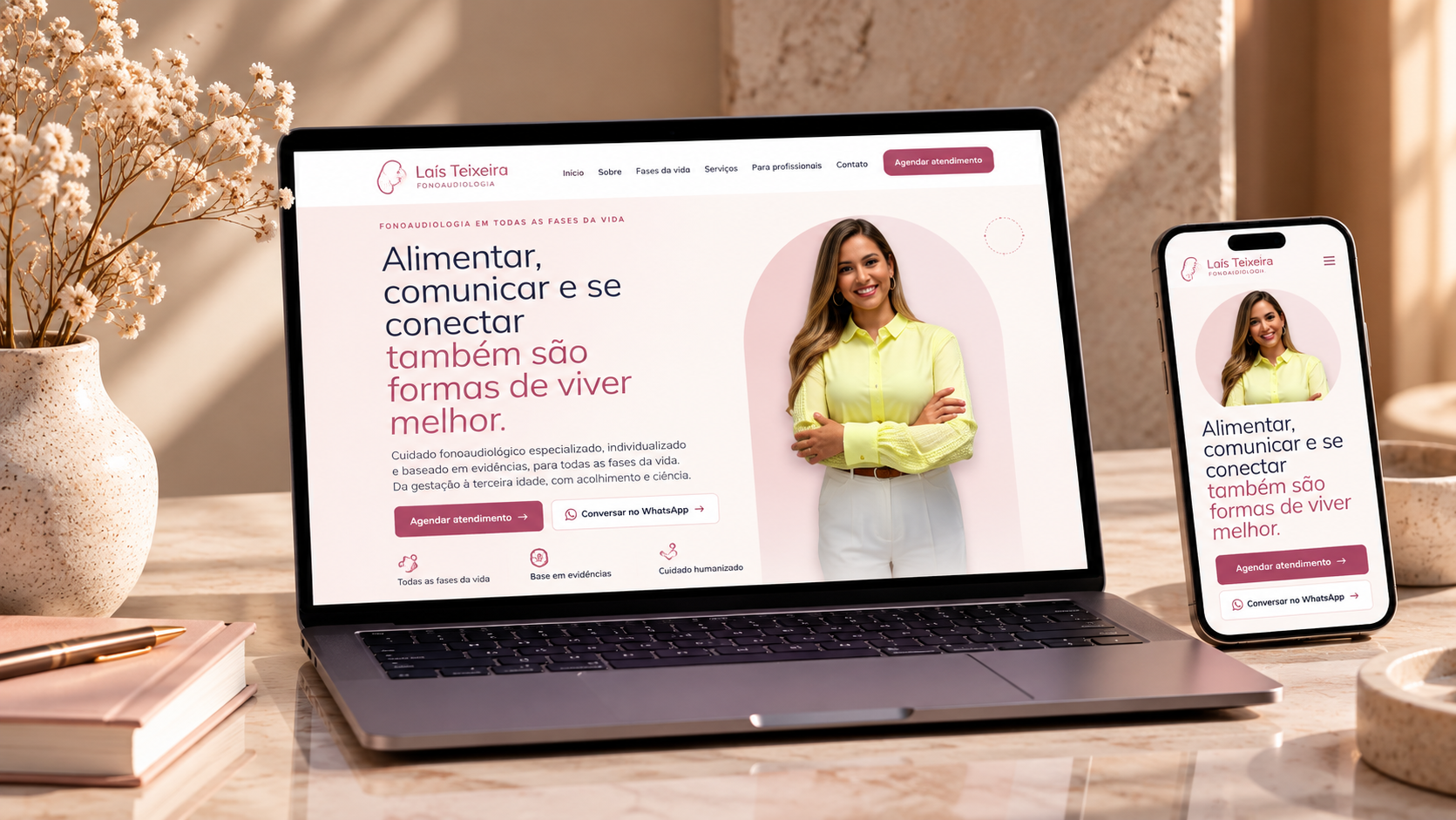Website Profissional - Laís Teixeira Fonoaudiologia