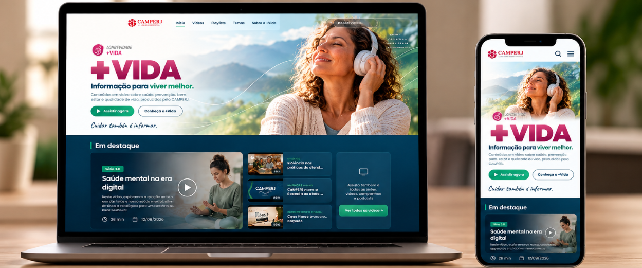 CAMPERJ +Vida - Plataforma de Conteúdo Audiovisual